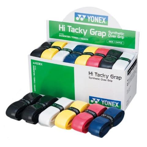 Yonex Ac423Ex Hi Tacky Grap Assorted (24Pc/Box)