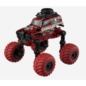 Crazon 24G Scale 118 Foldable Big Wheels Rc OffRoad Red