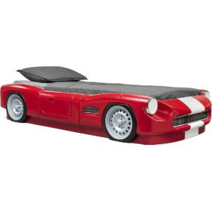 Step2 Roadster ToddlertoTwin Bed Crib to Twin Transition Race Car Bed Adjustable Ages 3 Years Old Easy Assembly Red