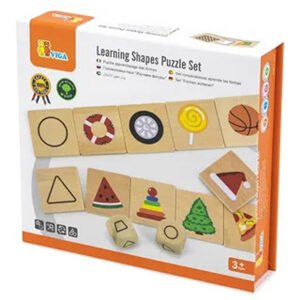 Viga Learning Shapes Puzzle Set
