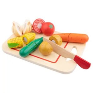 New Classic Toys Cutting Meal Vegetables 8 pcs