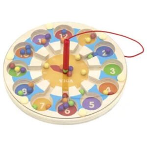 Viga Wooden Magnetic Bead Trace Clock
