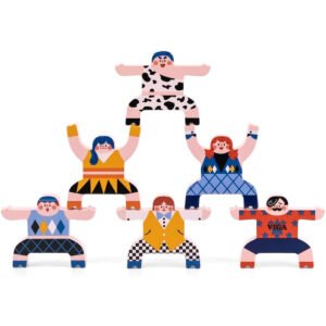 Viga Balancing Circus Stacking Game 12Piece Set Multicolor