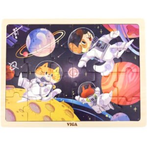 Viga Space Adventure Wooden Jigsaw Puzzle 24Pieces