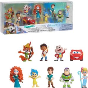 Disney 100 Years Celebration Figures Spirited Adventures 9pcs