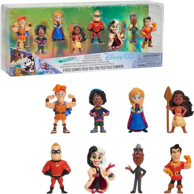 Disney 100 Years Celebration Figures Relentless Pursuit 8pcs in UAE