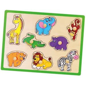 Viga Flat Puzzle Wild Animals
