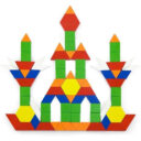 Viga Toys 250 Wood Pattern Blocks in UAE - view 5