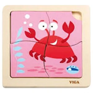 Viga Handy Flat Puzzle Crab