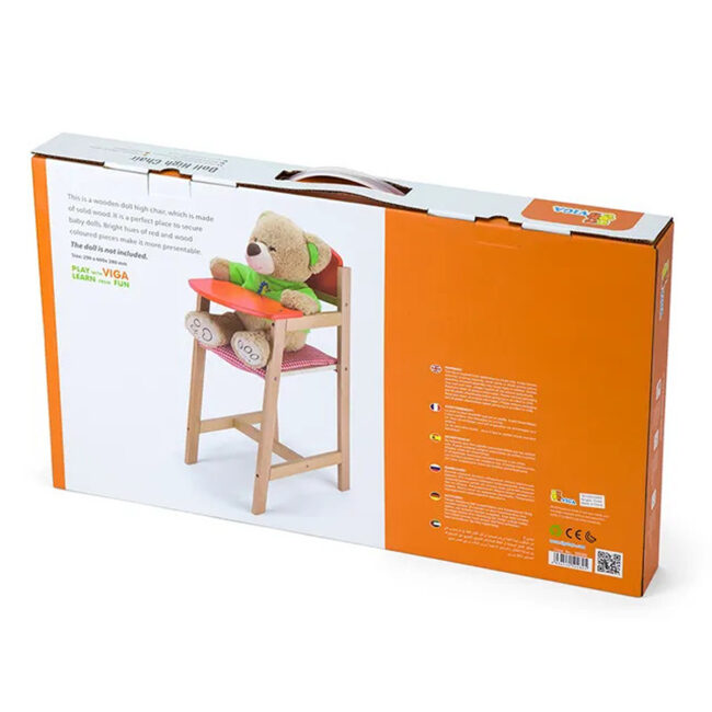 SPRM-50280FSC-03 Viga Wooden Doll High Chair in UAE - view 3