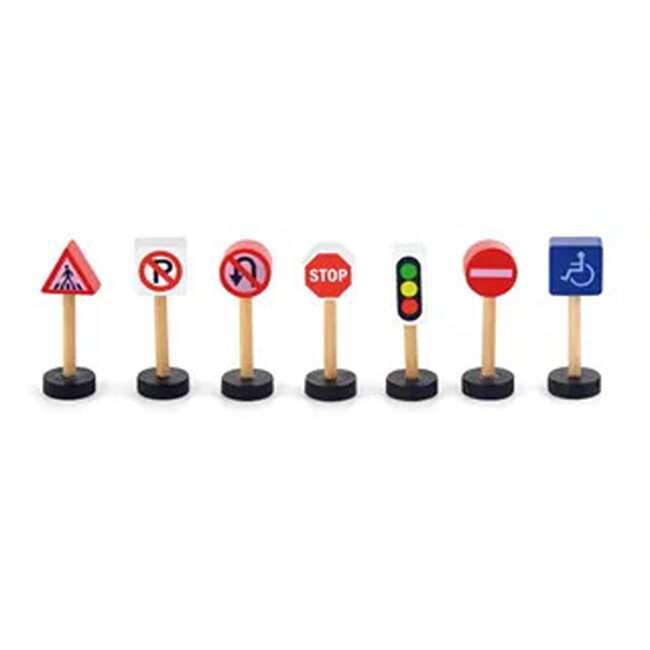 SPRM-50817-01 Viga Train Set Accessory Traffic Signs in UAE