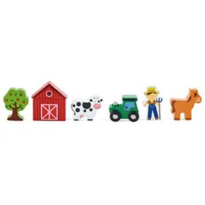 Viga Train Set Accessory Farm