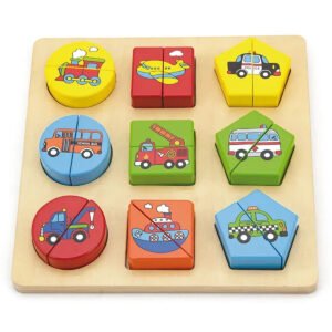 Viga Shape Block Puzzle Vehicles
