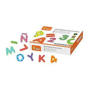 Viga Colorful Magnetic Letters Numbers 77 pcs
