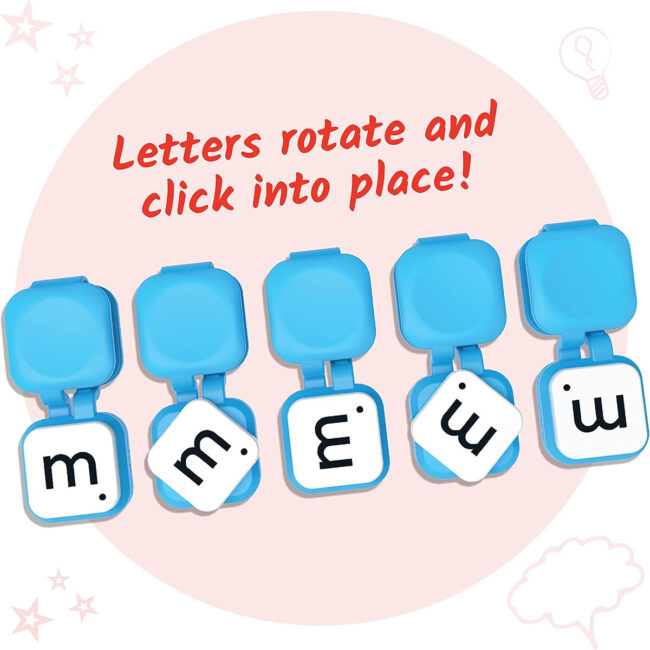 SPRM-95380-04 hand2mind Learning Resources Learn My Letters Fine Motor Skill Clips Kids Peg Activities Preschool Alphabet Exercises Pincer Grip Development Toys in UAE - view 4