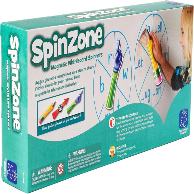 SPRM-EI-1768-01 Educational Insights Magnetic Spinzone Whiteboard Spinners in UAE