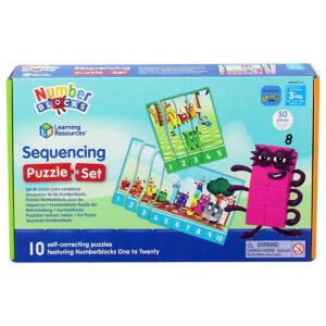 Learning Resources Numberblocks Sequencing Puzzle Set 50pcs