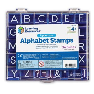 Learning Resources Uppercase Alphabet Stamps Multicolor