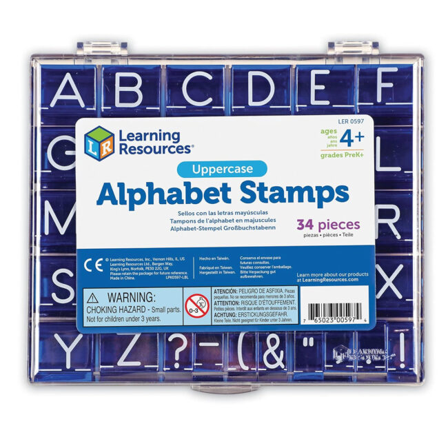 Learning Resources Uppercase Alphabet Stamps Multicolor in UAE