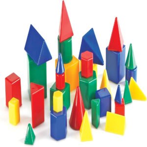 Learning Resources Mini Relational GeoSolids 32 pieces