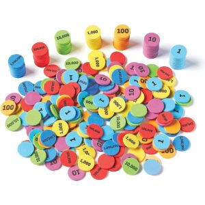 Learning Resources Place Value Disks Multicoloured
