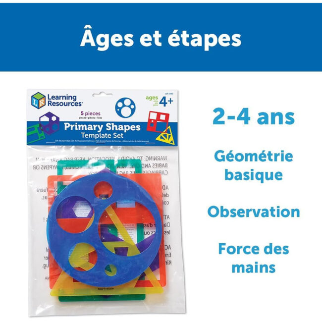 Learning Resources Primary Shapes Template Set in UAE - view 5