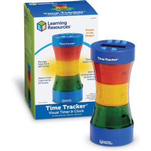 Learning Resources Time Tracker Visual Timer Clock