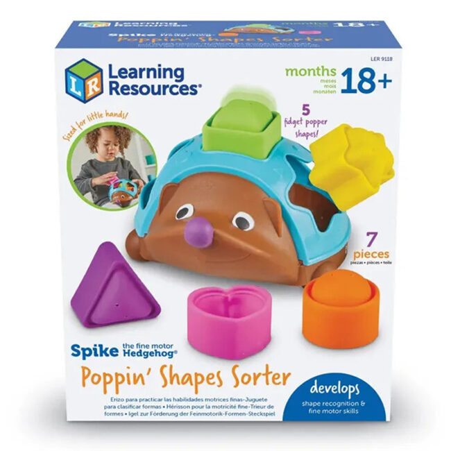 SPRM-LER9118-01 Learning Resources Spike Poppin Shapes Sorter Multicolor in UAE