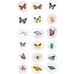 Avenir Sealing Wax Stickers 10 pack Insect Multicolour fabulous sealing wax stickers showcasing a collection of space objects Ages3