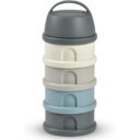 Beaba Formula Milk Container 4 Compartments Mineral grey blue in UAE