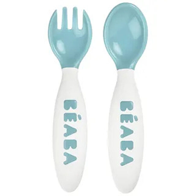 Beaba Training Fork And Spoon 2nd Age Windy Blue in UAE - view 4
