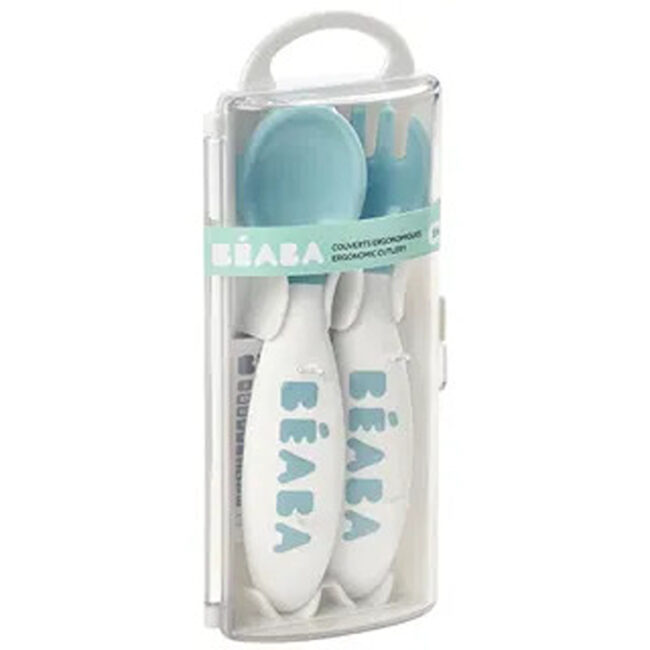 Beaba Training Fork And Spoon 2nd Age Windy Blue in UAE - view 3