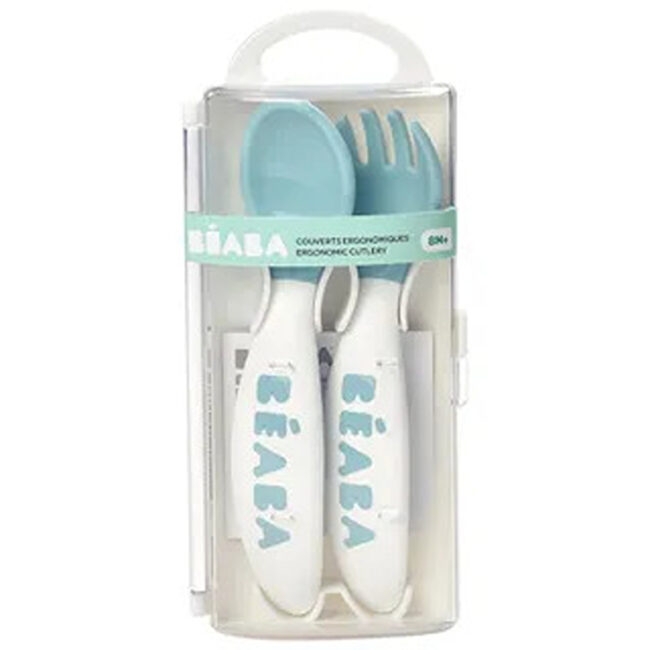 Beaba Training Fork And Spoon 2nd Age Windy Blue in UAE - view 2