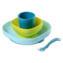 Beaba Silicone Meal Set of 4 Blue in UAE