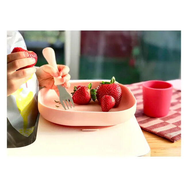 MR-913429-03 Beaba Silicone Meal Set of 4 Pink in UAE - view 4