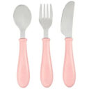 Beaba Stainless Steel Training Cutlery Old Pink in UAE