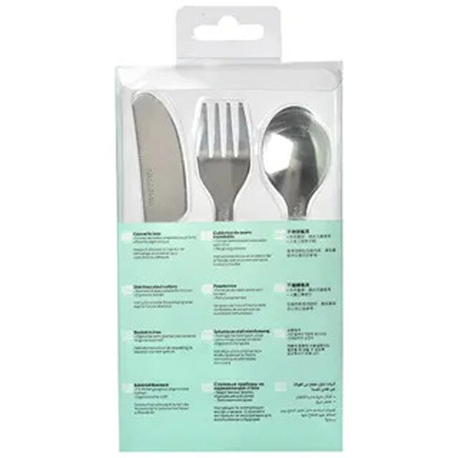 MR-913462-03 Beaba Stainless Steel Training Cutlery Old Pink in UAE - view 4