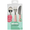 Beaba Stainless Steel Training Cutlery Old Pink in UAE - view 3