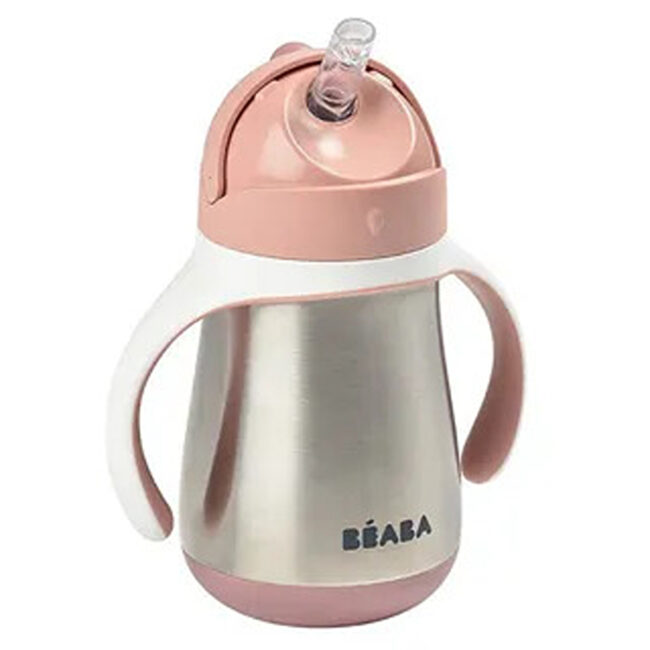 MR-913482-03 Beaba Stainless Steel Straw Cup Old Pink in UAE - view 4