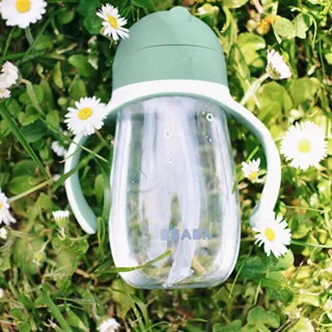 Beaba Straw Cup Sage Green in UAE - view 2