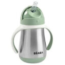 Beaba Stainless Steel Straw Cup Sage Green in UAE - view 3