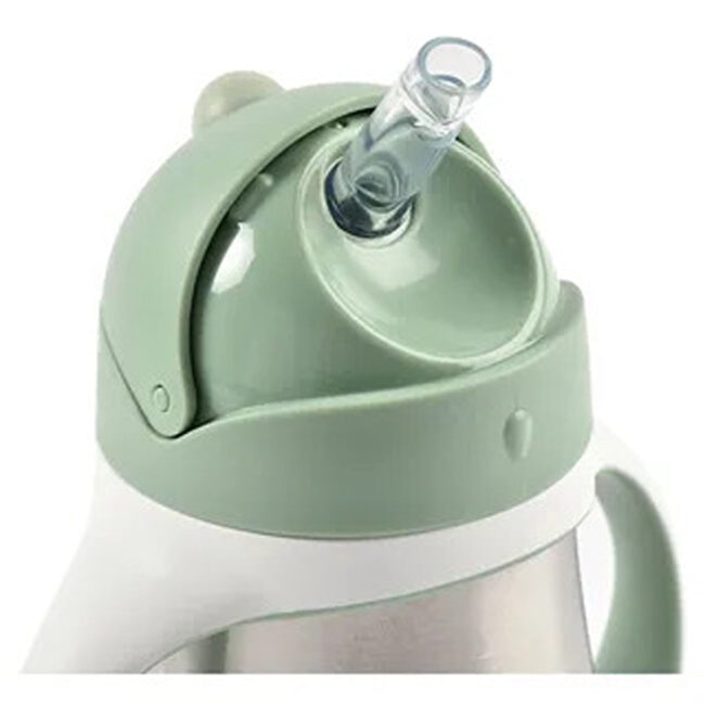 MR-913535-03 Beaba Stainless Steel Straw Cup Sage Green in UAE - view 4