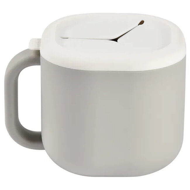 MR-913565-02 Beaba Pick n Snack Silicone Snack Cup Velvet Grey in UAE - view 2