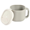 Beaba Pick n Snack Silicone Snack Cup Velvet Grey in UAE - view 3