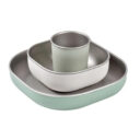 Beaba Stainless Steel Meal Set Sage Green in UAE