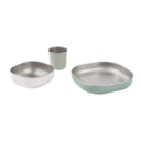 Beaba Stainless Steel Meal Set Sage Green in UAE - view 2