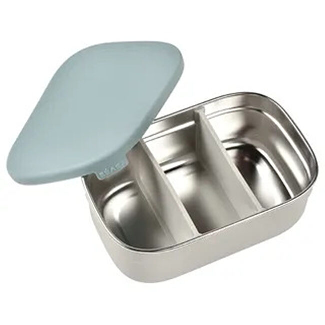 MR-914003-03 Beaba Stainless Steel Lunch Box Velvetgrey Baltic Blue in UAE - view 4