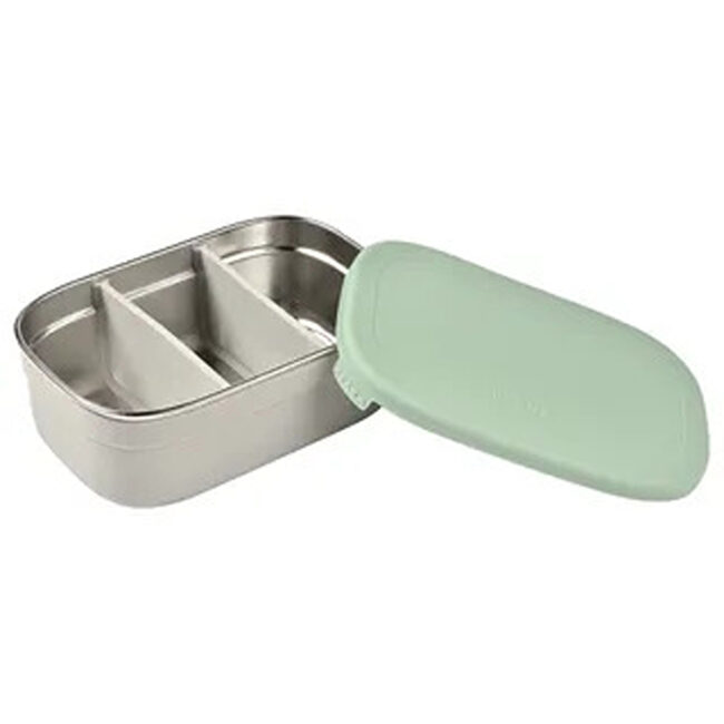 MR-914004-02 Beaba Stainless Steel Lunch Box Velvet Grey Sage Green in UAE