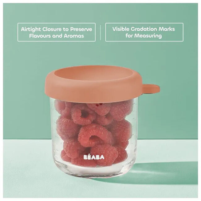 Beaba Conservation Jar Glass 150ml Terracota in UAE - view 5