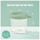 Beaba Conservation Jar Glass 150ml Sage Green in UAE - view 3